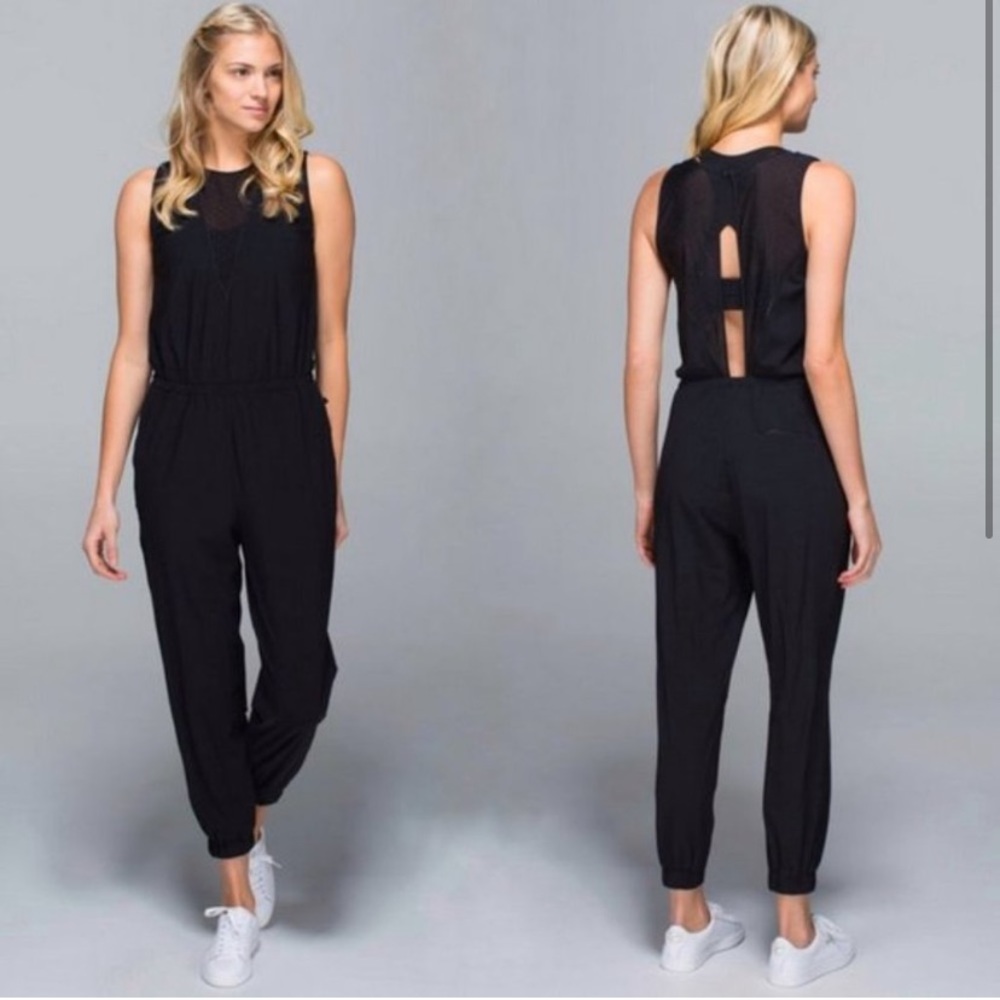 🎉rare find 🎉 lululemon black party onesie size 6 (more photos to come)